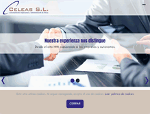Tablet Screenshot of celeas.es